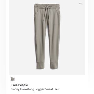 Free people Sunny Drawstring Jogger Sweat Pant in Small
